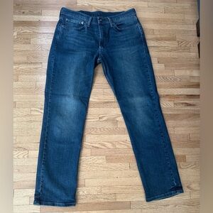 Levi's Men's 514 Straight Fit   Blue Denim Cotton Jeans 36W x 34L